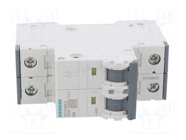 SIEMENS 5SY4206-8 Interruptor magnetotérmico 2 polos 6A 10kA