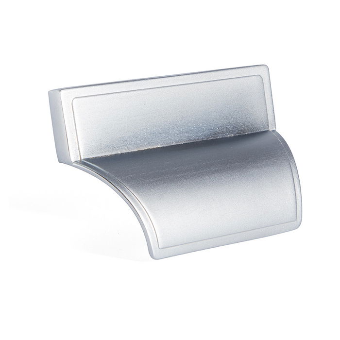 Herrajes Alk Tirador Zamak Modelo Hoz Distancia 64 Acabado Gris Ral