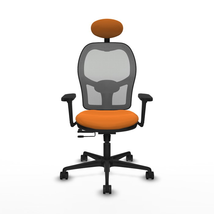 PIQUERAS Y CRESPO Silla de oficina Jorquera Naranja y Gris PIQUERAS Y CRESPO Silla de oficina Jorquera Naranja y Gris