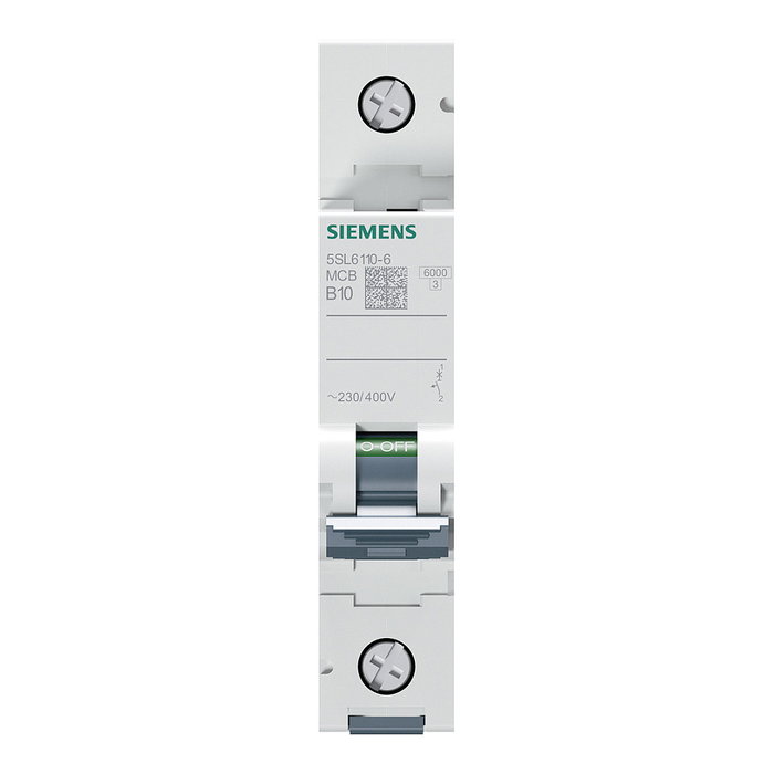 Siemens 5SL6110-6 Interruptor Automático 10A 1P 6kA