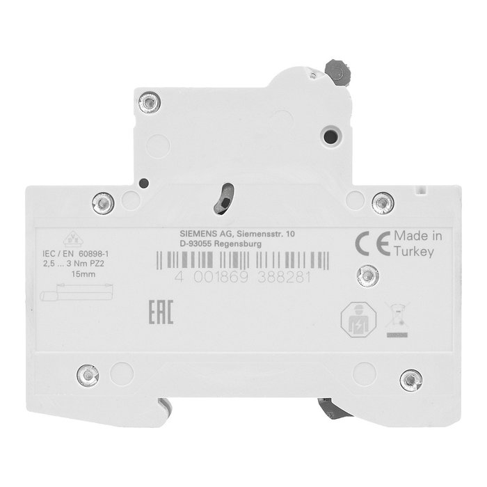 Siemens 5SL6110-6 Interruptor Automático 10A 1P 6kA