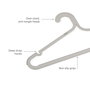 Joseph Joseph Set de 5 Perchas Orderly Antienredos Ecru