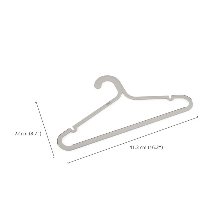 Joseph Joseph Set de 5 Perchas Orderly Antienredos Ecru
