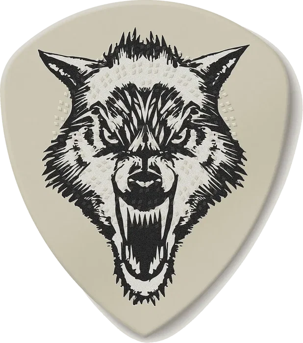 Dunlop Hetfield's White Fang Custom Flow® 0.73 mm Pack 24 Púas para Guitarra - Variedad de Calibres Incluida (0.73 mm, 0.88 mm, 1.0 mm, 1.4 mm, 1.14 mm)