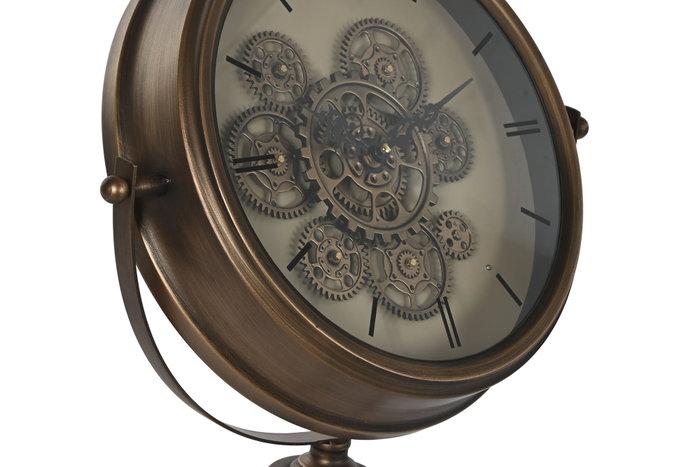 DKD Home Decor Reloj de Pie Metal y Cristal Dorado DKD Home Decor Reloj de Pie Metal y Cristal Dorado
