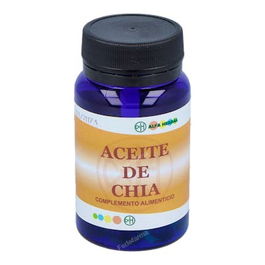 ALFA HERBAL Aceite de Chia 60 Perlas Fuente de Omega 3 para Corazón y Cerebro
