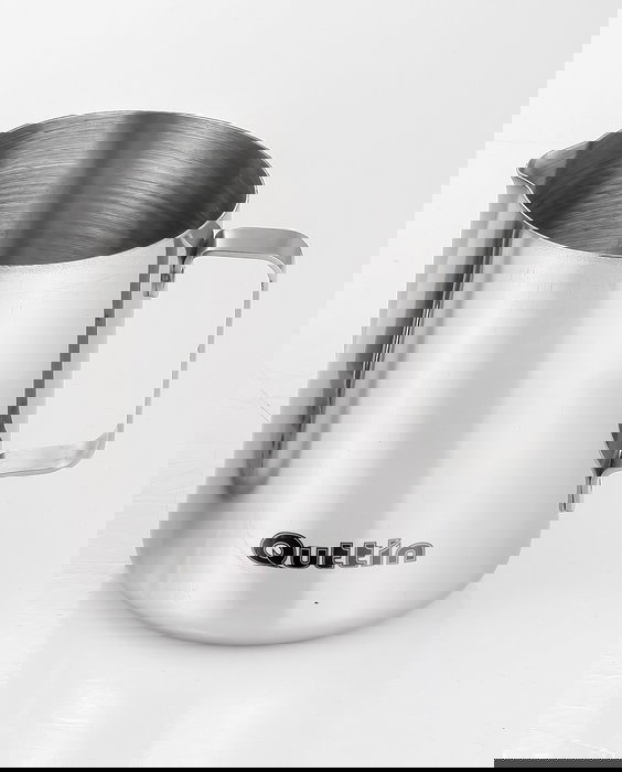 My Bar - Lechera de acero inoxidable 475 ml, para bar, dimensiones: 8.6 cm (ancho) x 9.5 cm (alto) x 12 cm (largo), 2.3 kg (12 Unidades)