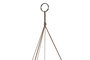 DKD Home Decor Avisador de Puerta de Bambú Chakras Multicolor