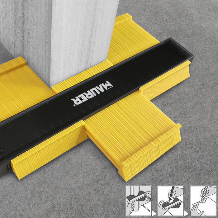 MAURER Medidor De Contornos 100x125 mm con Bloqueo MAURER Medidor De Contornos 100x125 mm con Bloqueo