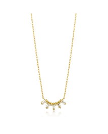 Ania Haie Collar Glow Getter en Plata de Ley Dorado 40cm