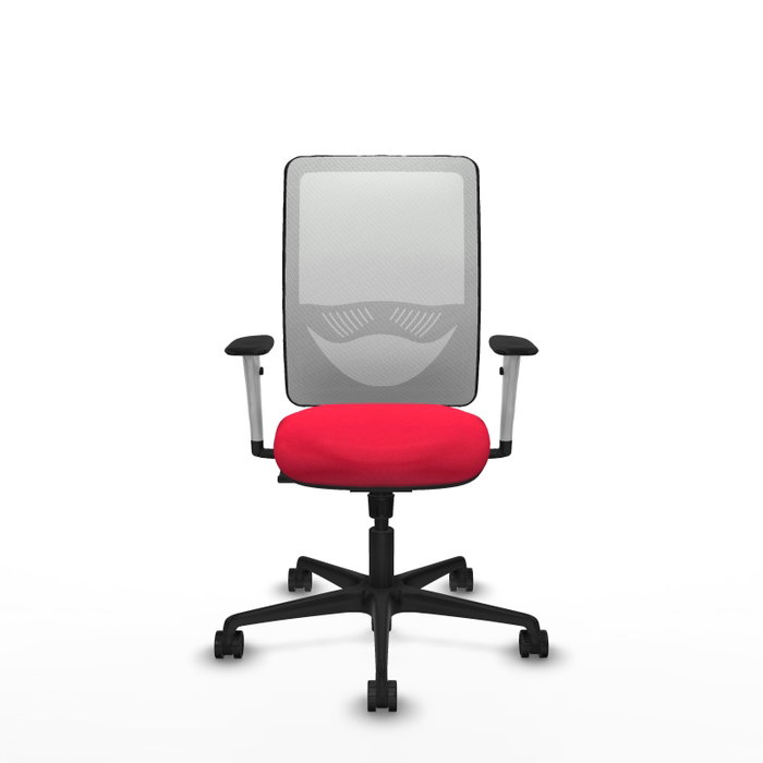 PIQUERAS Y CRESPO Silla de oficina Zulema con mecanismo Sincro, Rojo y Blanco PIQUERAS Y CRESPO Silla de oficina Zulema con mecanismo Sincro, Rojo y Blanco