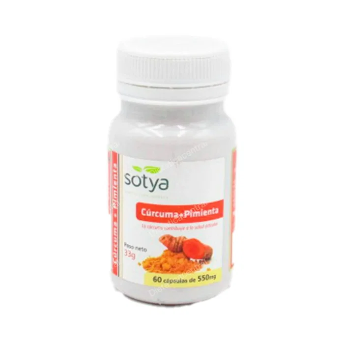 SOTYA Curcumina Plus 60 cápsulas de 550mg