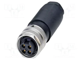 PHOENIX CONTACT Conector Industrial 7/8 Pulgadas 4 Pines Recto IP67