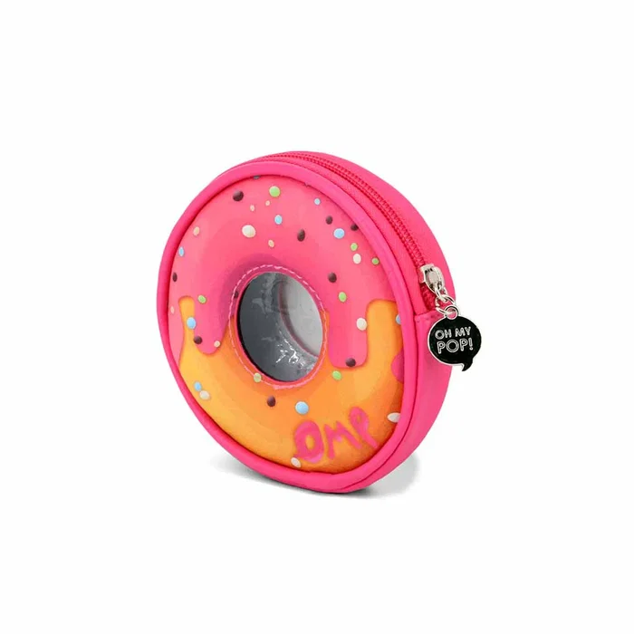 Oh My Pop Monedero Redondo Pinknut Rosa 12x12x2 cm