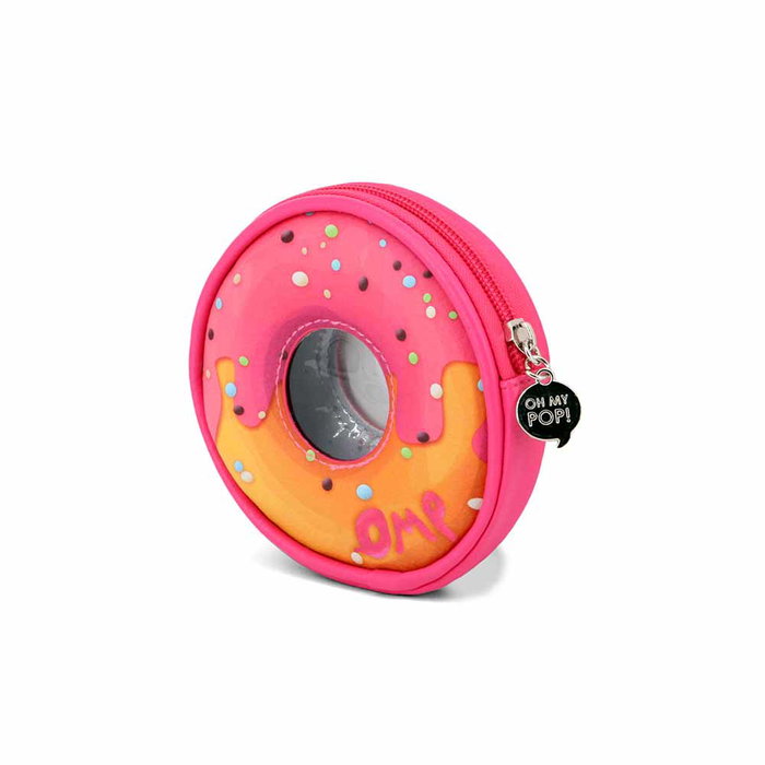 Oh My Pop Monedero Redondo Pinknut Rosa 12x12x2 cm