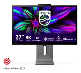 Philips Brilliance 27E3U7903/00 Monitor 27 pulg 5K Ultra HD Gris