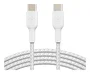 Belkin Pack de 2 Cables Boost Charge USB-C a USB-C Trenzados de 1m Blanco