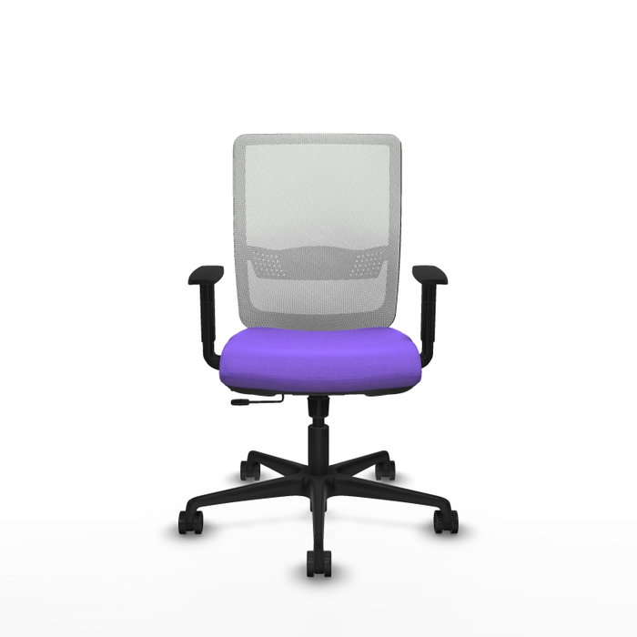 PIQUERAS Y CRESPO Silla de oficina Haches con mecanismo Sincro/Traslack, Lila y Blanco PIQUERAS Y CRESPO Silla de oficina Haches con mecanismo Sincro/Traslack, Lila y Blanco