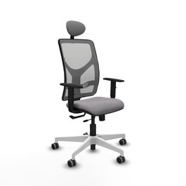PIQUERAS Y CRESPO Silla de oficina Motilla Gris con Mecanismo Sincro/Traslack