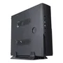 Unykach Caja PC Mini-ITX UK-1003 Negra con Fuente de Alimentación 120W Incluida, 2 Puertos USB 3.0 Frontales, Soporte VESA, Compacta 2L para Disco 2.5", Diseño Horizontal o Vertical