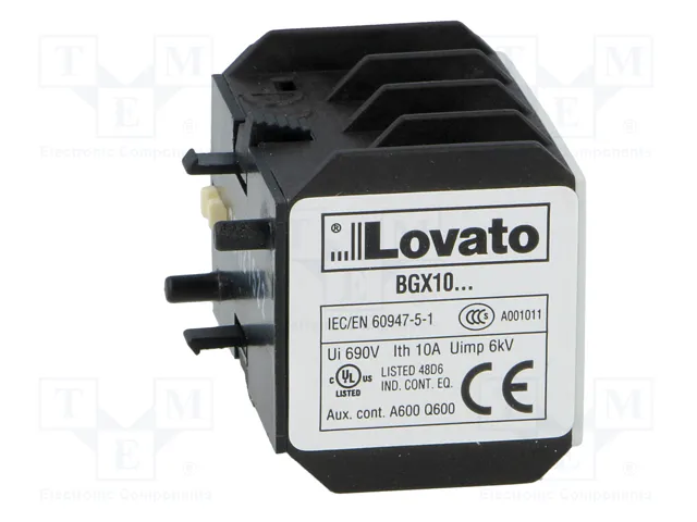 LOVATO ELECTRIC Contactores auxiliares BG NC x2