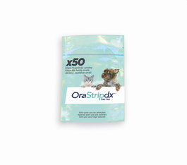 Ecuphar PLAQTIV+ OraStripDX - 50 Tiras para Salud Dental de Mascotas