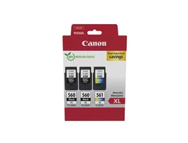 Canon PG560XL/CL561XL Multipack Tinta Original Negro y Color para Canon Pixma, 400 Páginas