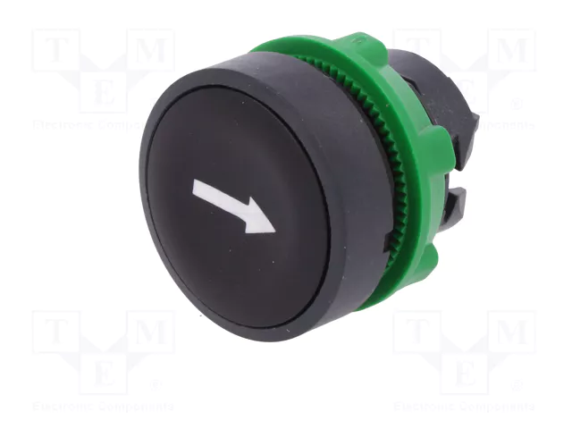 SCHNEIDER ELECTRIC Interruptor de presión Harmony XB5 negro 22mm