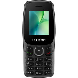 Logicom Posh 405 - Móvil básico 4G, pantalla 1.77", Bluetooth, Dual SIM, Color Negro