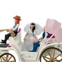 Schleich 42641 El carruaje de los novios Horse Club figura para 5 años, 106 piezas