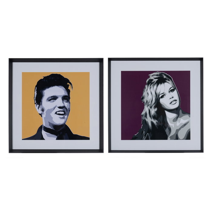 Cuadro Impresión Pop Art 2/M Decoración 73 X 73 cm (Set de 2) Cuadro Impresión Pop Art 2/M Decoración 73 X 73 cm (Set de 2)