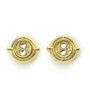 Harry Potter Pendientes Time Turner (bañado en oro)