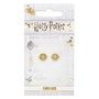 The Carat Shop Pendientes Giratiempos Oro Harry Potter Chapados en Oro