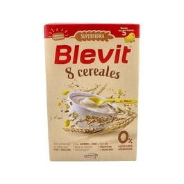 Blevit Super Fibra 8 Cereales para Bebé, Alimento Infantil con Fibra, Paquete de 500 g