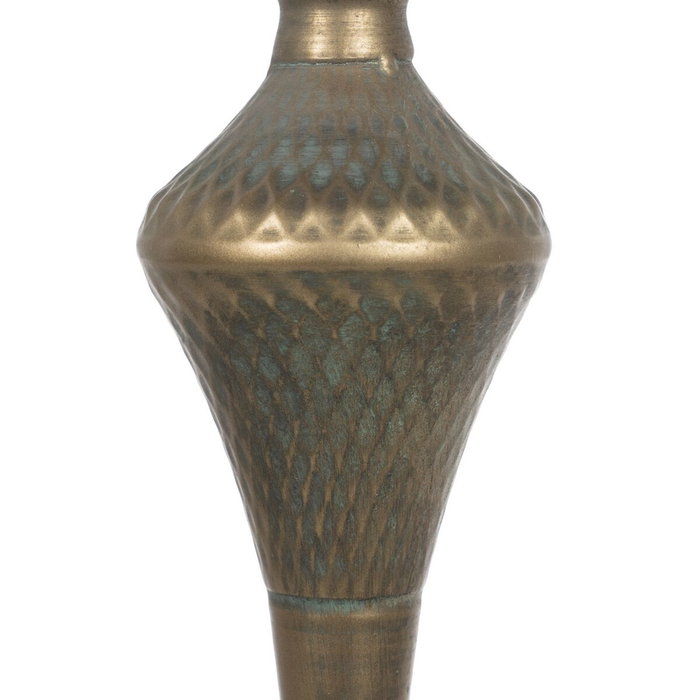 Ixia Portavelas Oro Viejo Metal Decoración 14 x 14 x 59 cm