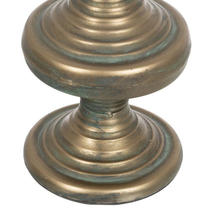 Ixia Portavelas Oro Viejo Metal Decoración 14 x 14 x 59 cm