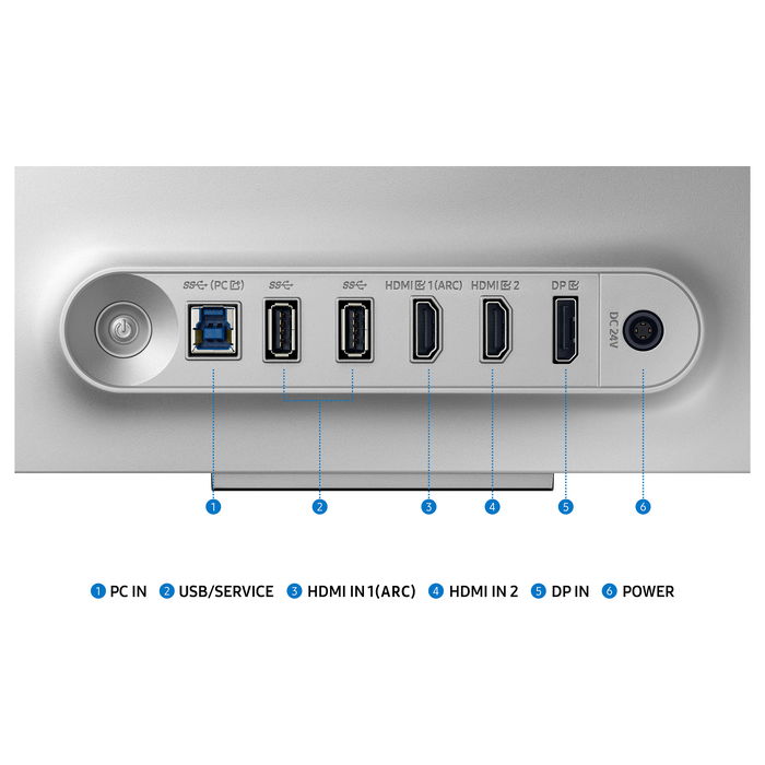 SAMSUNG Odyssey OLED G8 S32DG800SU - Monitor Gaming 32" (80 cm) 4K UHD OLED, 240Hz, 0.03ms, NVIDIA G-SYNC Compatible, AMD FreeSync Premium Pro, HDR10+, Altavoces, HDMI 2.1