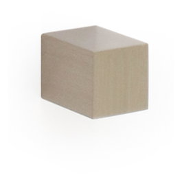 SYSTEM Pomo Garona 18X18 H24 Niquel Satinado Aluminio