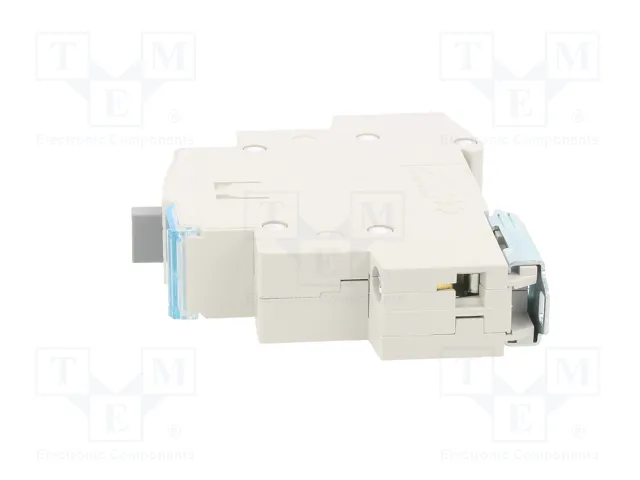 HAGER Interruptor de botón gris 230VAC 16A para raíl DIN