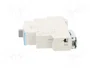 HAGER Interruptor de botón gris 230VAC 16A para raíl DIN