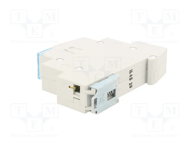 HAGER Interruptor de botón gris 230VAC 16A para raíl DIN