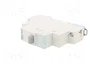 HAGER Interruptor de botón gris 230VAC 16A para raíl DIN