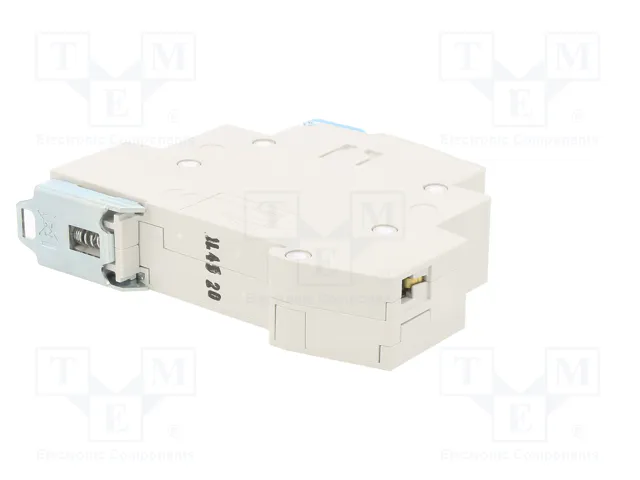 HAGER Interruptor de botón gris 230VAC 16A para raíl DIN