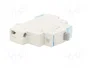 HAGER Interruptor de botón gris 230VAC 16A para raíl DIN