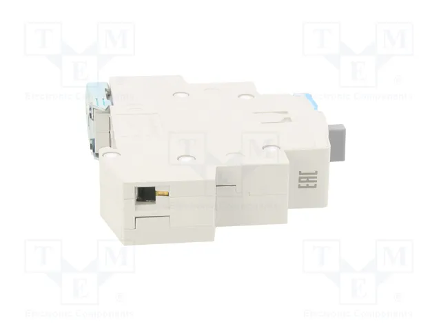 HAGER Interruptor de botón gris 230VAC 16A para raíl DIN