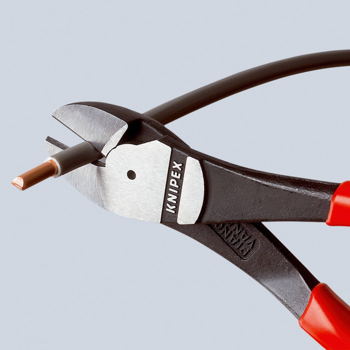 Knpex Alicates de corte diagonal de alto rendimiento 140 mm con revestimiento de plástico Knpex Alicates de corte diagonal de alto rendimiento 140 mm con revestimiento de plástico