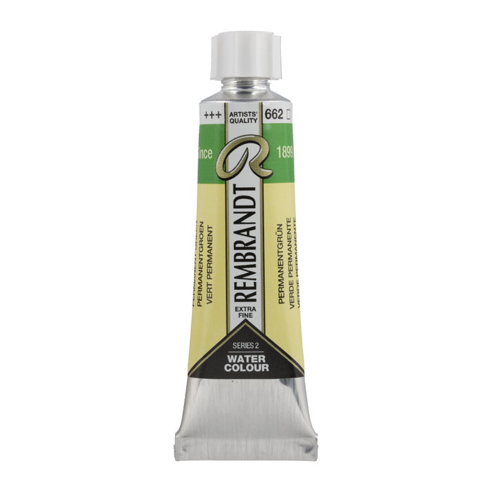Rembrandt Acuarela Verde Permanente 662 en Tubo 10 ml Rembrandt Acuarela Verde Permanente 662 en Tubo 10 ml