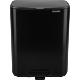 Brabantia Treteimer Bo 12L Negro Mate