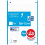 Oxford Recambio Classic A4 120 Hojas 90g Banda Azul Turquesa