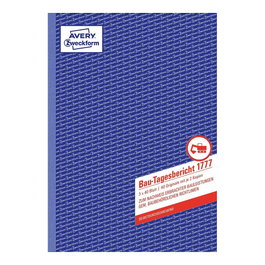 AVERY Zweckform Bautagebuch Formularbuch 1777